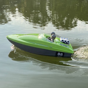 Bateau RC haute vitesse Flytec V222 2,4 GHz, 20 km/h, étanche, bateau de course rechargeable, jouet pour enfants pour piscine et lac - Product Image 3