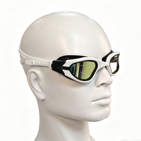 Nouvelles lunettes de natation étanches à large champ de vision et monture large pour hommes et femmes, lunettes de natation pour adultes