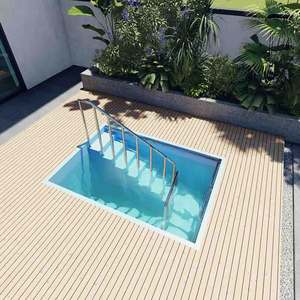 Grande rampe de sécurité latérale pour piscine handicapée balustrade piscine <span class=keywords><strong>spa</strong></span> accès sans obstacle fibre de verre grande piscine extérieure - Product Image 6