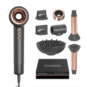 Secador de pelo profesional iónico 7 en 1 de alta velocidad con juegos de accesorios de secador de pelo eléctrico portátil para diferentes tipos de cabello - Product Image 1