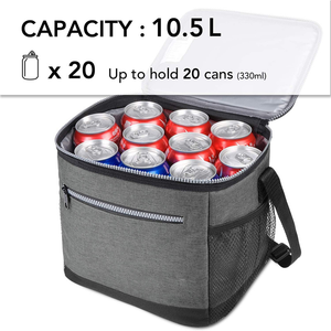 Wholesale Insulated Picnic Cooler Bag Oxford Double High Quality Zipper Closure Leak-Proof Men Women Kid School Cooler Lunch Bag - Product Image 4