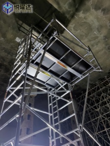 Échafaudage en aluminium de style moderne réglable pour étaiement de construction utilisé - Product Image 5