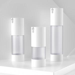 Botellas de Lujo Vacías de Plástico Esmerilado con Bomba Airless para Lociones Cosméticas, Tamaños de 15ml, 30ml, 50ml para Suero de Cuidado de la Piel - Product Image 2
