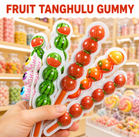 Bonbons œil de bœuf aromatisés au Nouvel An chinois 2g Confiture fruitée en bouteille OEM Halal Design planétaire