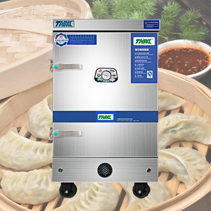 Lot de 6 cuiseurs à <span class=keywords><strong>vapeur</strong></span> commerciaux avec soupe aux légumes en acier inoxydable et armoire à <span class=keywords><strong>vapeur</strong></span> électrique pour 40 <span class=keywords><strong>personnes</strong></span> - Product Image 3