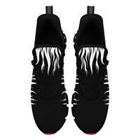 Sepatu Kasual Desain Terbaru untuk Pria, Sneakers Tengkorak Gothic, Sepatu Olahraga Bernapas |   FN003XD-240270016