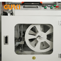 Machine d'emballage sous film rétractable automatique verticale GURKI, contrôle du cylindre en L, 40 pièces/min pour les aliments et les boissons, film POF, entraînement électrique