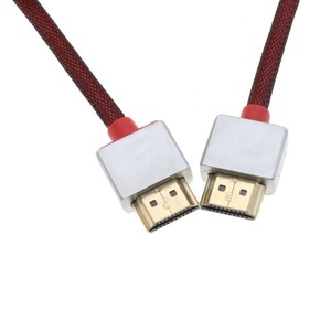 OEM Venta caliente de alta velocidad de nylon trenzado chapado en oro móvil HDMI VIDEO <span class=keywords><strong>4K</strong></span> <span class=keywords><strong>cable</strong></span> para portátil Monitor PS5, PS4, <span class=keywords><strong>Xbox</strong></span> <span class=keywords><strong>One</strong></span>. - Product Image 2