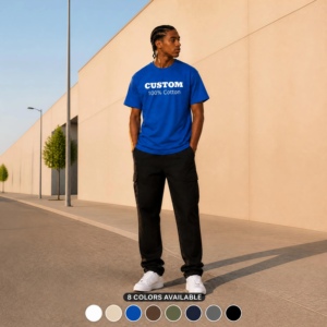 Oversize <b>plain</b> multi color t-shirt crew neck customize <b>tshirt</b> Sleeve Regular Fit wholesale causal 100% cotton t shirt for men - Product Image 1
