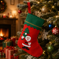 Ornements de Noël en feutre DIY écologiques au design Art Déco coloré, petits accessoires suspendus pour l'arbre de Noël et les fêtes