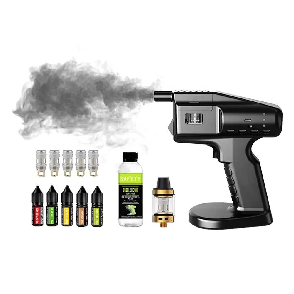 Профессиональный набор ароматизаторов, мини-дымовой пистолет, ручной дымовой пистолет, жидкость для дымовой лавки