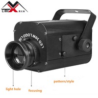Projecteur de logo LED RGBW professionnel 30W DMX512, image statique/rotative, E27, publicité, mariage, DJ, discothèque