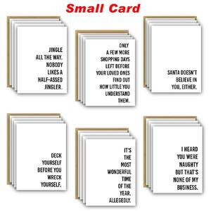 Biglietti di Auguri Natalizi Divertenti con Interno Vuoto per Messaggi Personalizzati, Set di Biglietti Festivi con Buste per Divertimento Natalizio - Product Image 5