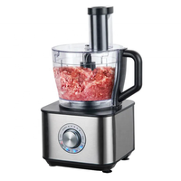 Robot culinaire professionnel 12-en-1 multifonction, machine de cuisine avec grand bol mélangeur de 3,2 L et accessoires standard