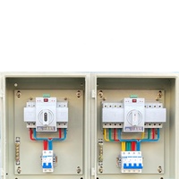 QIHANG QHQ2 2 Kutub 63A 380V 400V Tiga Fasa Empat Kabel Saklar Transfer Otomatis (ATS) untuk Cadangan Daya Generator