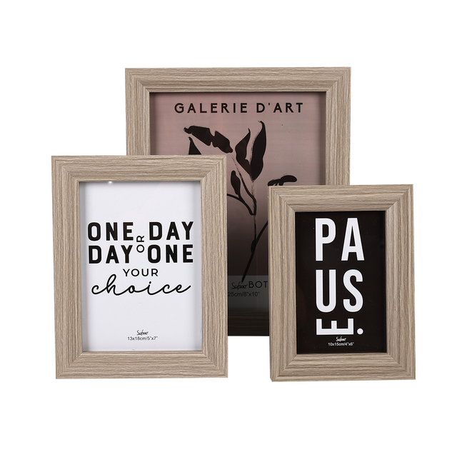 Rustic Nordic Style Multi Size Living Room Bedroom Office Desk Gallery Wall Art Display Wood Picture Frames