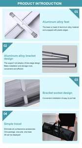 Exhibidores de Pancartas Enrollables de Aluminio Personalizables, Impresión Digital, para Eventos - Product Image 5