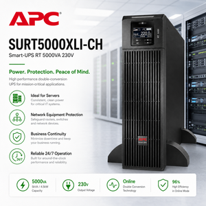 <span class=keywords><strong>APC</strong></span> SURT5000XLI-CH 5000VA/5000W Onduleur à double conversion en ligne, 230V 3U Montage en rack pour centre de données industriel et rack de serveur - Product Image 6