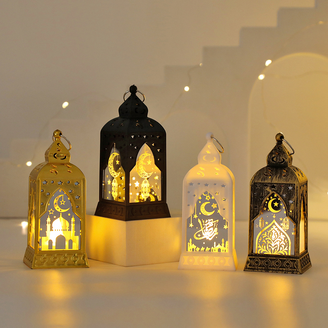 2026 Ramadan LED PVC Lantern Light New Home Islamic Muslim Festival Party Eid Al Adha Decor Wholesale Hot Selling YiWu MD Eid