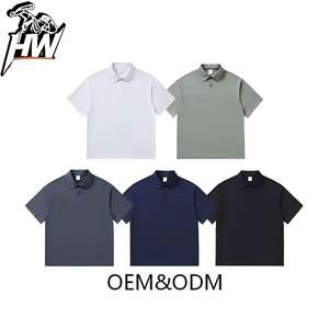 Camiseta de Verano a Rayas para Hombre, 100% Algodón, Transpirable, Absorbe la Humedad, Ropa de Golf, <span class=keywords><strong>Manga</strong></span> <span class=keywords><strong>Corta</strong></span>, Venta al Por Mayor - Product Image 3