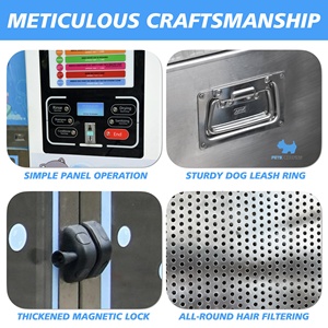 Tự Động Tự Làm Con Chó Mèo Trạm Rửa Tự Phục Vụ Vật Nuôi Bồn Tắm Máy Bán Hàng Tự Động Thép Không Gỉ Chải Chuốt Vật Nuôi Bao Gồm Các Loài Bò Sát - Product Image 5