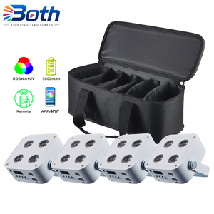 Luz LED portátil IR4 con batería, 4X12W 6 en 1, para decoración de escenarios, eventos y banquetes - Product Image 1