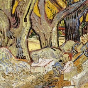 <span class=keywords><strong>Reproduction</strong></span> de niveau muséale du tableau « Les grands platanes » de Vincent Van Gogh sur <span class=keywords><strong>toile</strong></span>, utilisant la technique de <span class=keywords><strong>reproduction</strong></span> par peinture à l'huile - Product Image 4