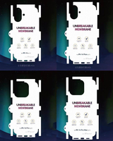 360 couverture complète membrane invisible HD AG film TPU arrière pour iphone 16 pro max film arrière