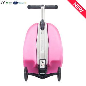 2024 नया डिजाइन यूके पेटेंट 19 इंच एवा 3 व्हील चाइल्ड ट्रॉली बैग सूटकेस स्कूटर - Product Image 5