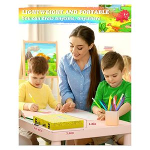 DB Dinosaur Art Box Juego DE ARTE portátil de alta calidad con cubierta divertida Atractivo para niños - Product Image 5