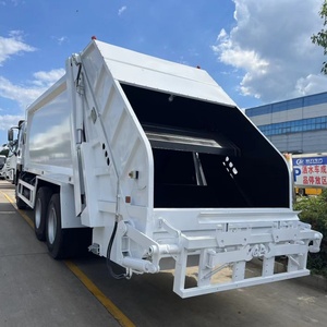 20cbm รถบรรทุกอัดขยะแบบกลับด้านสามารถควบคุมระยะไกลได้มีวงจรการทำงานแบบไฮดรอลิก25วินาที - Product Image 5