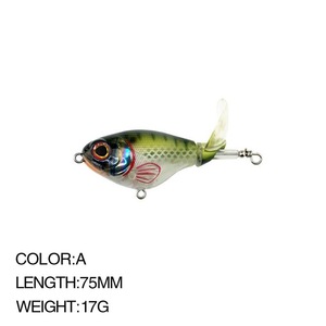 Esche Artificiali per <span class=keywords><strong>Pesca</strong></span> in Acqua Dolce e Salata, Wobbler per Immersioni, Crankbait, Swimbait per <span class=keywords><strong>Pesca</strong></span> di Bass e Trota, 75mm 17g - Product Image 4