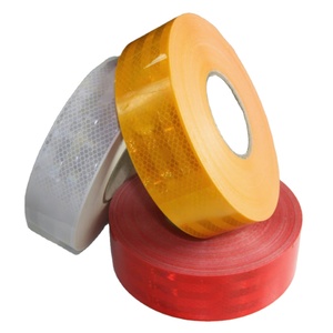 Cinta reflectante para exteriores, amarilla, impermeable, autoadhesiva, para seguridad, precaución, Reflector, cinta de puntos de visibilidad para remolques de coches - Product Image 3