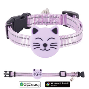 ปลอกคอ<span class=keywords><strong>แมว</strong></span>แบบสะท้อนแสงสีพื้นนุ่มทนทานพร้อมกระดิ่งและ QR Code ป้องกันการสูญหาย พร้อมส่งแบบดรอปชิปปิ้ง - Product Image 6