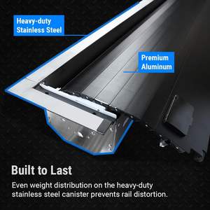 Venta al por mayor 4x4 duro impermeable Anti ladrón Manual Tonneau cubierta retráctil camión rodante cama cubierta para Toyota Tundra Tacoma <span class=keywords><strong>Hilux</strong></span> - Product Image 5