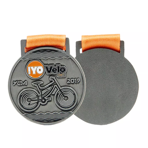 <span class=keywords><strong>Souvenir</strong></span> di tacchino smaltato di qualità migliore 5Km 10Km mezza maratona corsa Spinner premio medaglia rotante - Product Image 5