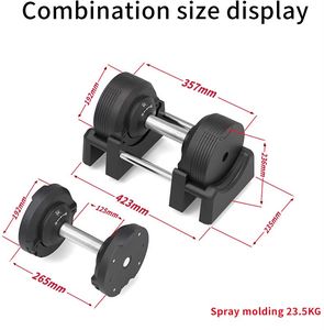 Customized logo and Packaging <strong>Adjustable</strong> Dumbbells <strong>40kg</strong>, 32kg, 24kg Fitness Equipment Weight Training <strong>Dumbell</strong> - Product Image 5