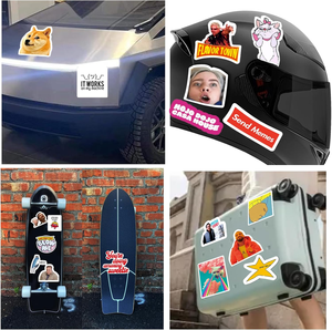 Pegatinas impermeables divertidas para adultos y adolescentes, pegatinas de vinilo para botellas de agua, pegatinas de decoración autoadhesivas para teléfono portátil - Product Image 3