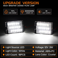 2 pièces - Feux arrière de voiture à LED pour plaque d'immatriculation, clignotants arrière promotionnels pour Dodge Durango 2014-2023