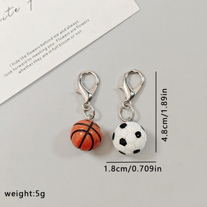 Colgantes para bolso y llaveros deportivos de baloncesto y fútbol, con diseño de langosta, unisex, los más vendidos transfronterizos, regalos para aficionados - Product Image 4