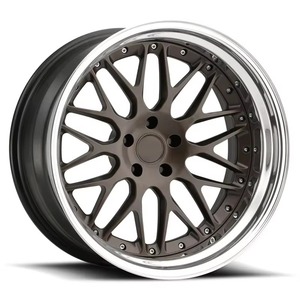 Juego de Tres Ruedas de Aleación de Aluminio Forjado de Alta Resistencia para Automóvil, Equipadas con Tapa Central, Ajuste Universal para Autos de Pasajeros - Product Image 1