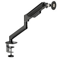 Support universel magnétique flottant pour tablette, bras à ressort à gaz de bureau pour moniteur portable de 14 pouces, support pivotant ergonomique OEM