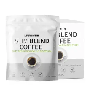 Lifeworth Fat Burning Coffee Flat Tummy Weight Loss Fit Beauty Instant Green Coffee Naturally