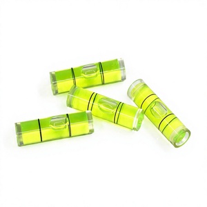 Tube à bulles de niveau DIY 9,5x34mm vert transparent, indicateur de niveau d'eau pour outils de construction - Product Image 3