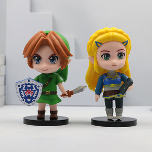 Figuras de Acción de <span class=keywords><strong>Zelda</strong></span> de 10 cm, 6 Piezas por Juego, Personajes de Videojuegos, Decoración de Dibujos Animados, Figuras de Acción de <span class=keywords><strong>Zelda</strong></span> para Niños - Product Image 4