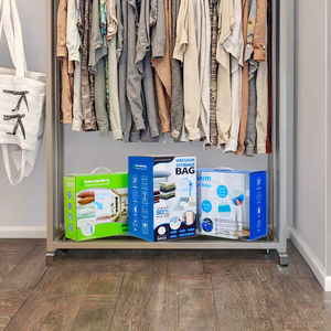 Grands sacs sous vide bleus 80x100cm pour literie, édredons, rangement compact - Product Image 5