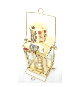 Vente chaude Antique En Laiton Nautique Cargo Lanterne Lampe À Huile Gravé À La Main 3D Traditionnel Direct Inde Métal Artisanat - Product Image 1