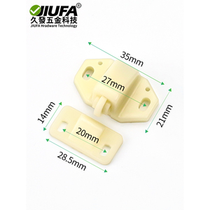 Jiufa Plastic <b>Door</b> Catch Abs <b>Spring</b> <b>Door</b> Stopper For Furniture Wood <b>Door</b> Screen <b>Door</b> Accessories - Product Image 1