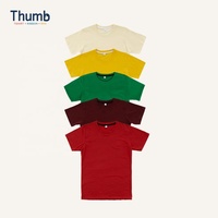 Meilleur vendeur et prix chaud personnalisé de nombreux modèles, t-shirt uni pour hommes, impression de Logo, manches courtes multicolores de thaïlande