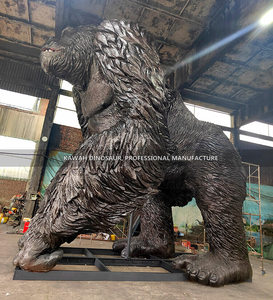 Tùy chỉnh khổng lồ GORILLA 8m Chiều cao Vua <span class=keywords><strong>Kong</strong></span> bức tượng với phong trào cử động vật - Product Image 5